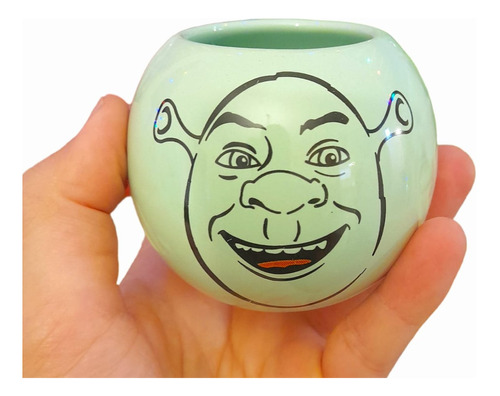Mate Con Bombilla Shrek Ceramica