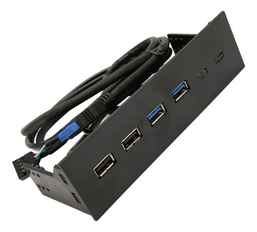 Hub De Panel Frontal Usb De 4 Puertos, 2 Usb2.0, 2 Usb3.0 De