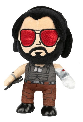 Peluche Cyberpunk 2077 - Johnny Silverhand Keanu Reeves