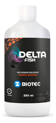 Acelerador Biológico Delta Fish Aquário Marinho Coral 250ml