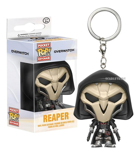 Funko Pop Llavero Overwatch Reaper Original Scarlet Kids