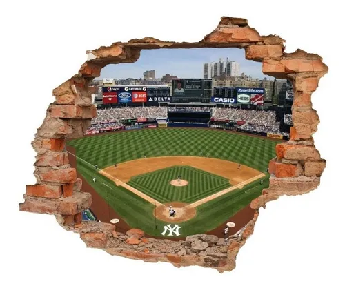 comprar Decoración Beisbol Vinil Estadio New York Yankees 65x55 