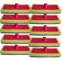 Comprar 10 Esponjas Limpa Piso Azulejo Chão Abrasivo Rodo Outros