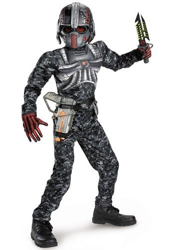 Recon Commando Classic Muscle Costume - Small (4-6)