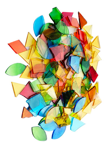500 Piezas De Mosaicos De Vidrio Coloridos De Formas Mixtas