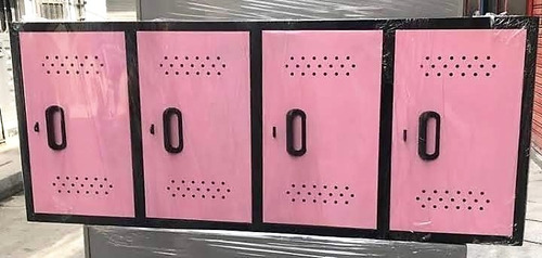 Locker Metalico 4 Casilleros Pared