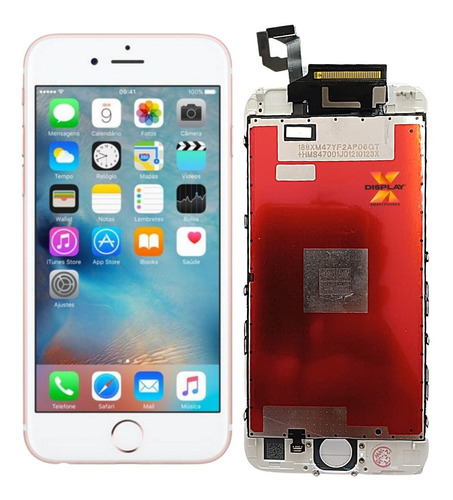 Tela Display iPhone 6s Branco - A1633 A1688 A1700 Completo