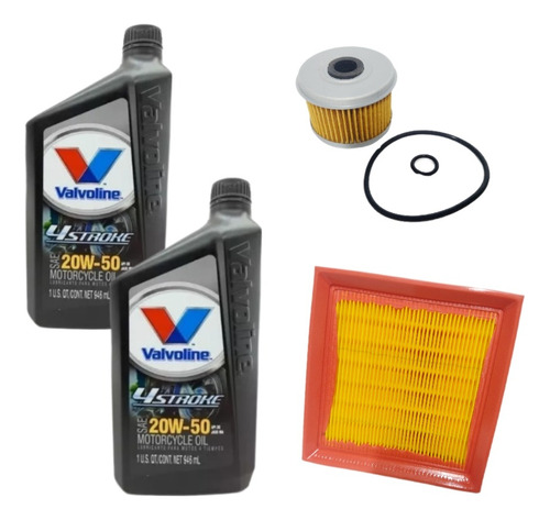 Kit Service Honda Xr 250 Tornado + Filtros 