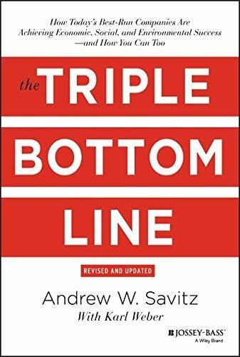 The Triple Bottom Line, De Andrew W. Savitz. Editorial John Wiley Sons Inc, Tapa Dura En Inglés
