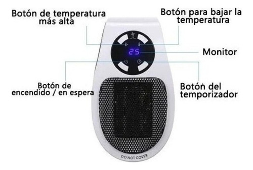Mini Calentador Eléctrico Portátil Venty Calentador