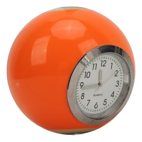 Reloj Despertador Con Forma De Bola, Mesa De Billar, Resina,