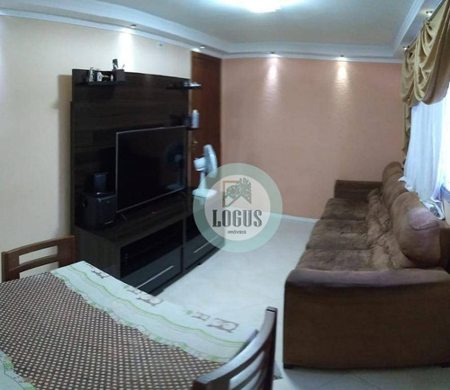 Imagem 3 de 14 de Apartamento De 55m² Composto Por 2 Dormitórios, À Venda Por R$ 212.000,00 - Jardim Alvorada - Santo André/sp - Ap1692