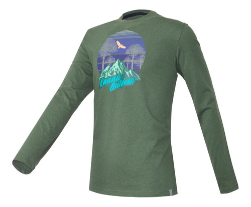 Polera Manga Larga Estampada Outdoor Kannú 2020