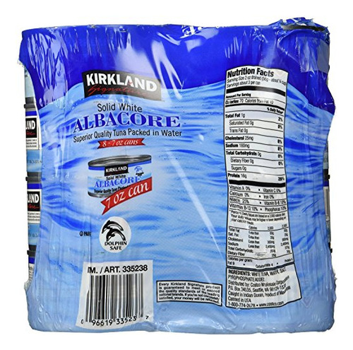 Atún Blanco Kirkland Signature Sólido, 56 Oz