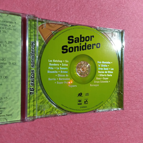 Cd Sabor Sonidero - Celso Piña, Aroma, Sin Bandera Edición Limitada (Usado)