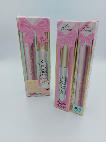 Too Faced Rimel Y Lip Injection Kit 2 Pzas Original Oferta
