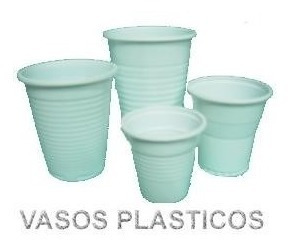 Vasos De Plastico Descartables De 300 Cc. X 100 Unidades