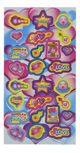 Set X 12 Stickers Motivadores Alegria Niños 78 Unidade C/u