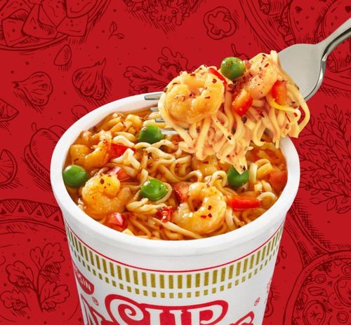 Sopa Instantánea Nissin Cup Noodles Camarón, Habanero Y Limón 64g