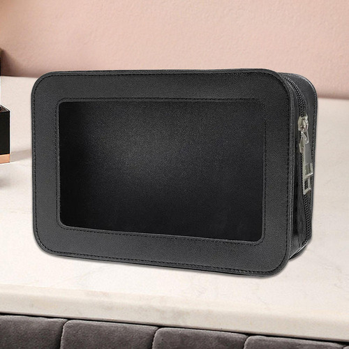 Bolsa De Maquillaje Transparente E Impermeable Con