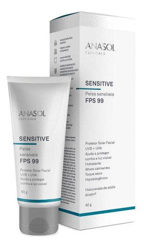 Anasol Clinicals Fps 99 Protetor Solar Facial Pele Sensíveis