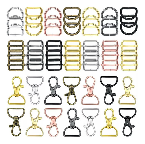 Combinación De 56 Llaveros Y Accesorios Para Cadenas De Lang