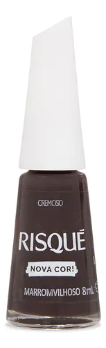 Esmalte Risqué Marom Cremoso Marromvilhoso 8ml Marrom
