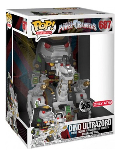 Funko Pop Power Rangers Dino Ultrazord Caja Dañada