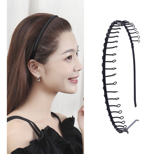 24pcs 31 Dientes Peine Pelo Aro Mujer Creativa Diadema Simpl