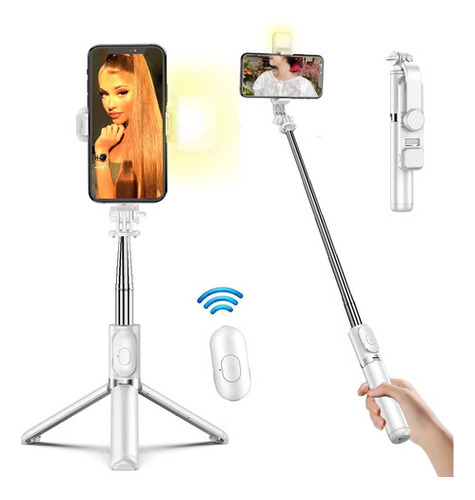 Palo Selfie Stick Plegable Inalámbrico Compatible Con Blueto