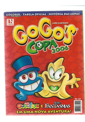 Álbum De Figurinhas Gogo's Copa 2006 - 10 Fig Coladas