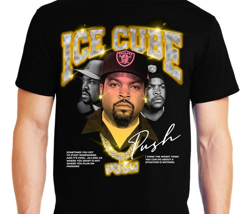 Ice Cube Rapero - Polera Rap - 100% Algodon