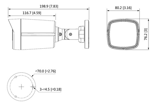 Dahua Hac-hfw1500tl-28 Camara Hdcvi Bullet 5mp Ir 40m Ip67