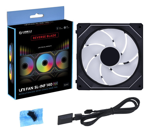 Cuchilla Inversa Fan Lian Li Uni Sl-infinity 140 Argb 14 Cm,