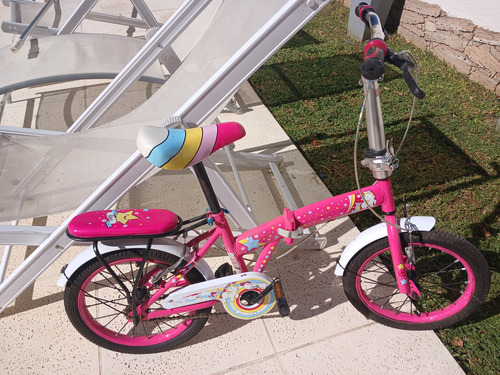 Bicicleta Plegable Rodado 16, Niña Negro 16 " (Usado)