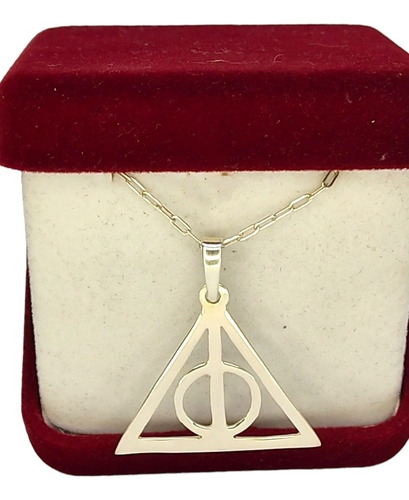 Imagen 6 de 7 de Harry Potter, Reliquias De La Muerte Cadena 50 Cm. Plata 980