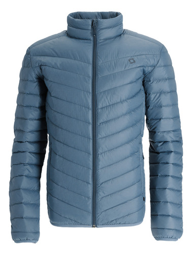 Parka Pluma Epok Hombre Azul Doite