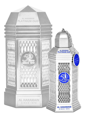 Perfume Al Haramain 50 Years Platinum Oud Edp Spray 50ml