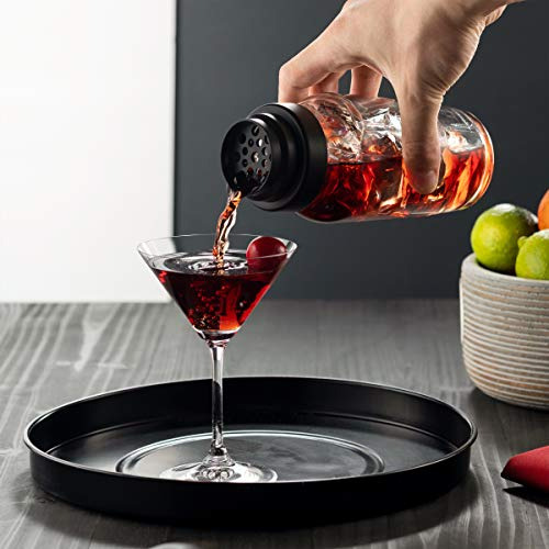 Coctelera Godinger, Martini, Vidrio Italiano, 19 Onzas