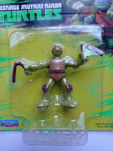 Miniatura Michelangelo 2019 Tmnt Playmates Nickelodeon Ninja (Usado)