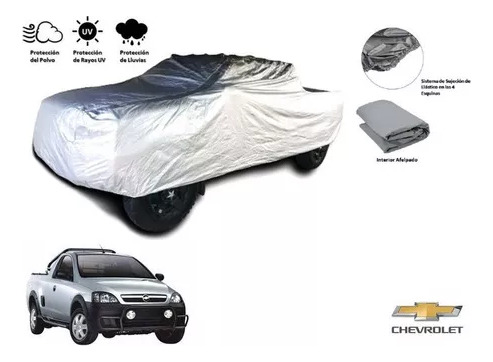 Lona Gruesa Cubre Camioneta Pickup Chevrolet Tornado 05