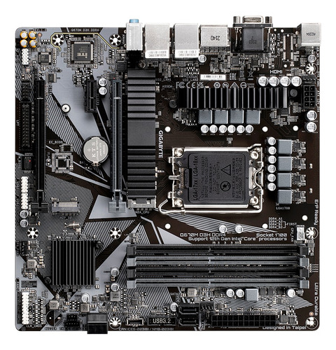 Tarjeta Madre Gigabyte Micro-atx Q670m D3h Ddr4 1700 Q670 Ex