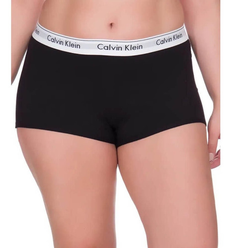 Imagem 3 de 3 de Calcinha Calvin Klein Boyshort Boxer Plus Size Mar068ps