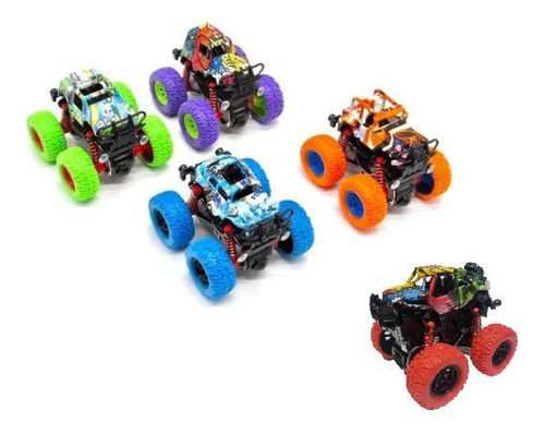 Brinquedo Mini Carrinho Monster Truck De Fricção 4x4 360º