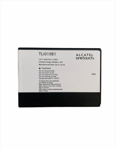 Flex Carga Bateira Alcatel Onetouch Tli019b1 Com Selo Anatel