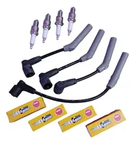Comprar Cables De Bujias + 4 Bujias Chevrolet Spark Ngk Original