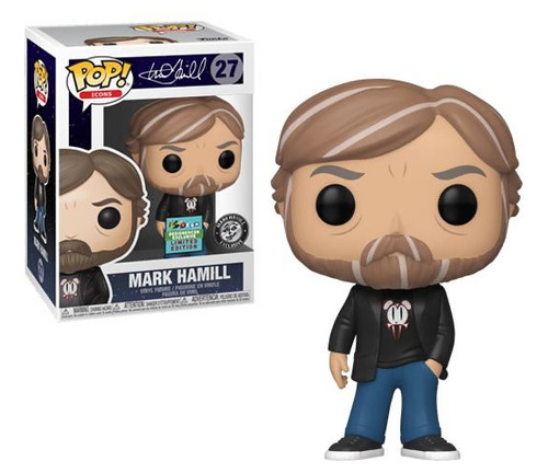Funko Pop Mark Hamill 27 (black Tee) Star Wars