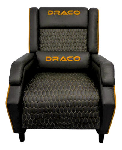 Sofa Reclinable Gamer Draco Xt Negro/naranja Nextep Ne-488j Color Negro