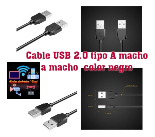 Cable Usb Macho A Macho
