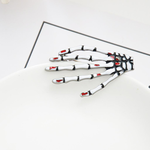 1pc Skeleton Hand Style Accesorio Adornos De Joyería